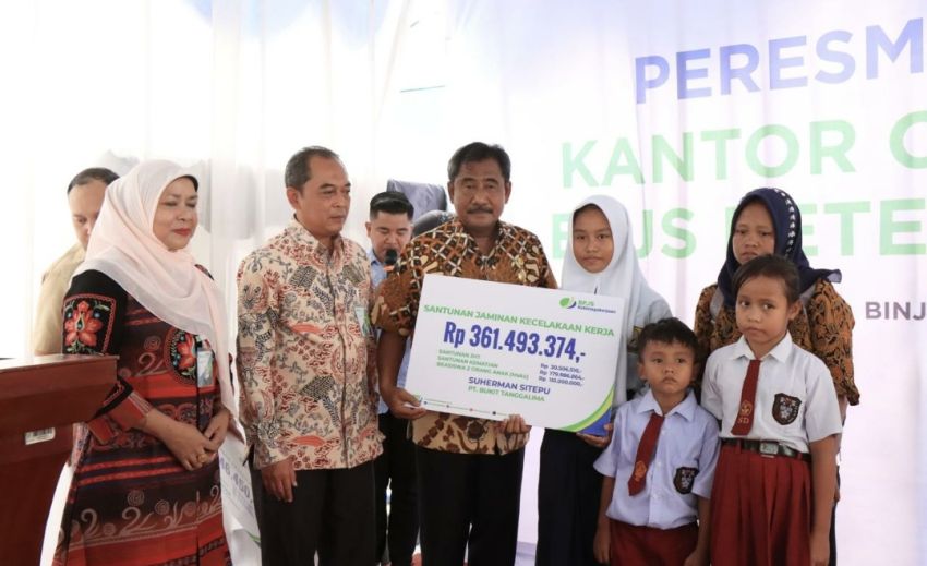 Wali Kota Binjai Resmikan Gedung Baru Kantor BPJS Ketenagakerjaan Cabang Binjai