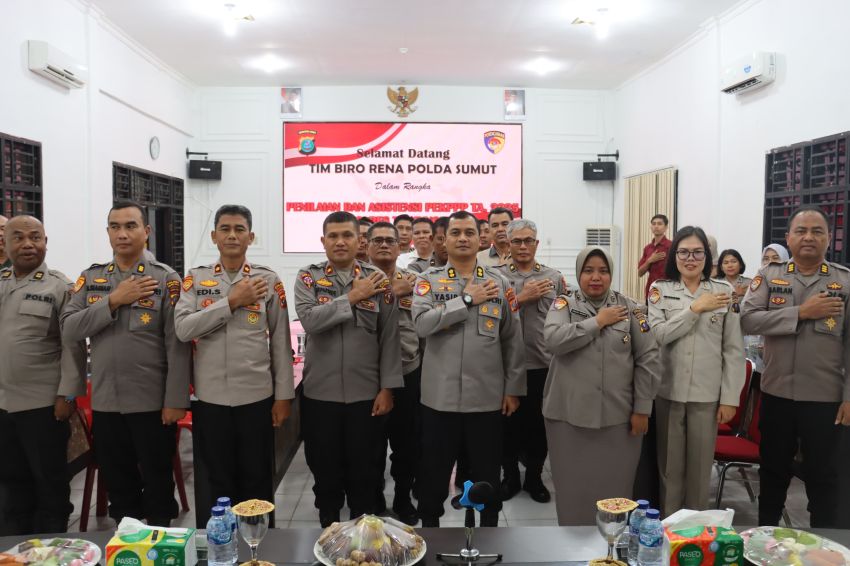 Polres Tanjungbalai Terima Kunjungan  Tim Birorena Polda Sumut