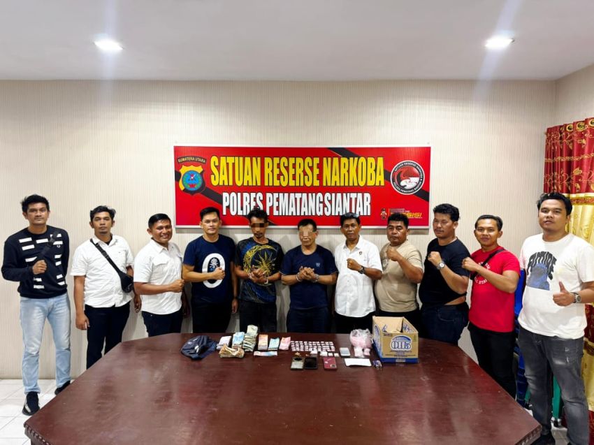 Tiga Lokasi Sarang Narkoba Digrebek, 2 Pengedar Sabu Gang Cumi di P.Siantar Diamankan