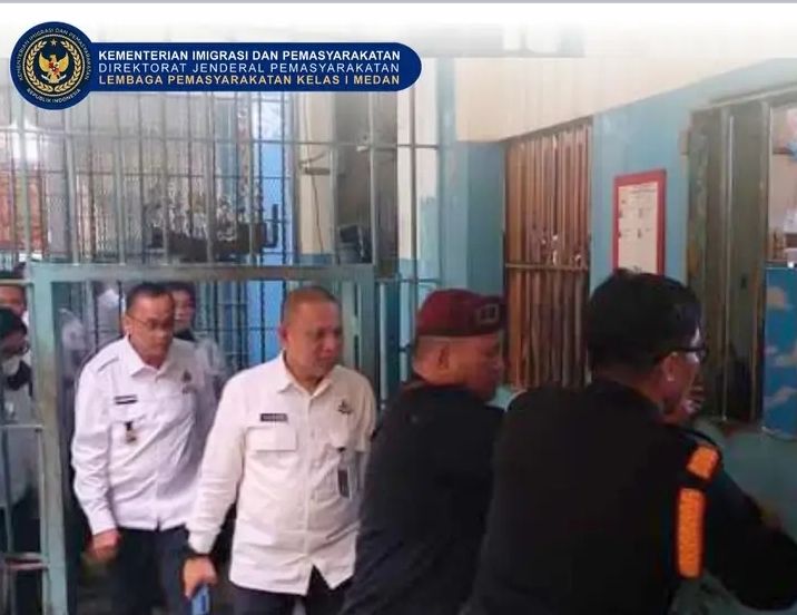 Misi Berantas Narkoba, Kalapas Medan Terus Dibantu TNI/Polri
