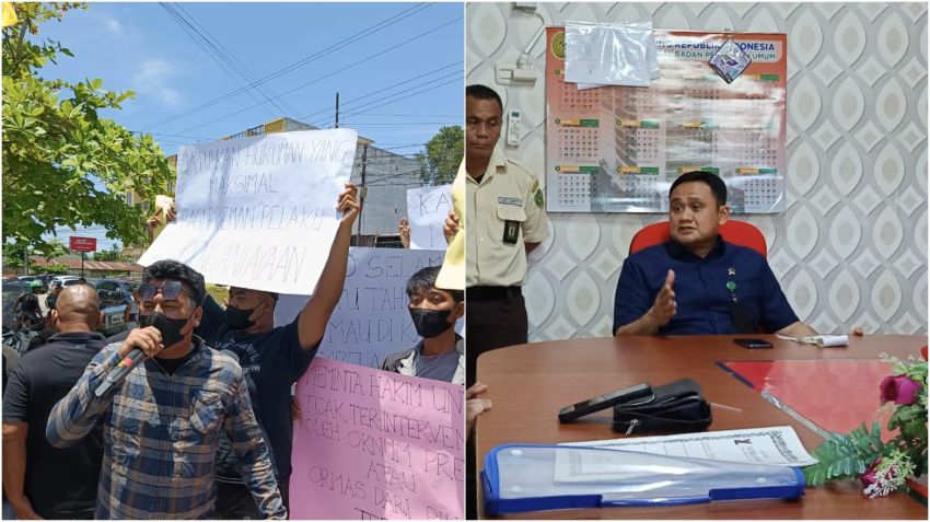 Massa Ormas Geruduk Persidangan Kasus Josniko Aniaya Warga Pancur Batu, Humas PN Lubuk Pakam: Tak Ganggu Konsentrasi