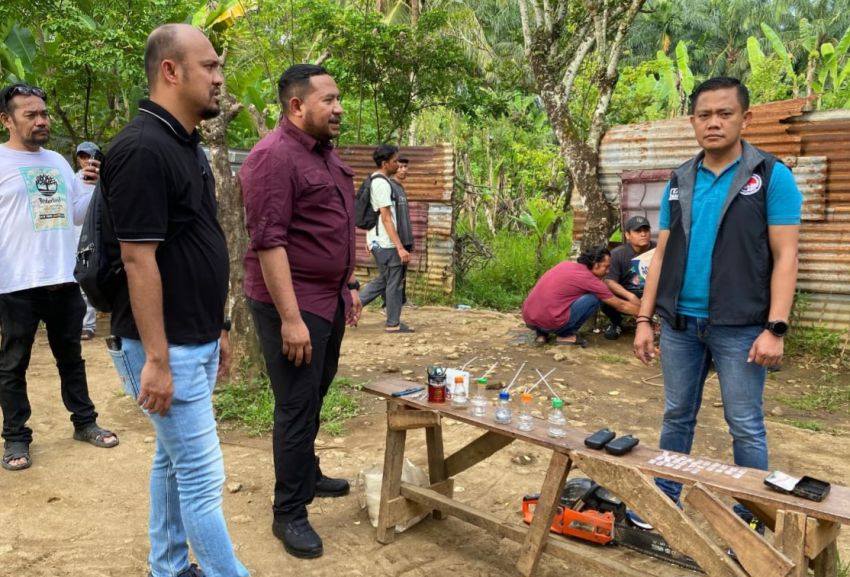 Polrestabes Medan GSN di Pancur Batu, Bandar dan 26 Paket Sabu Diamankan