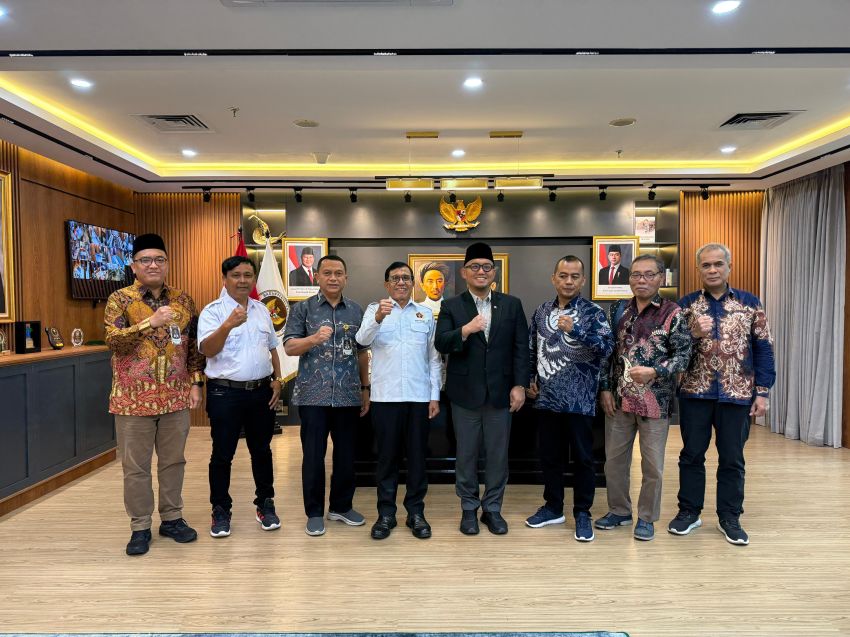PWI Pusat  Audiensi dengan BP Haji, Guna Tingkatkan Hubungan Kerjasama Yang Baik