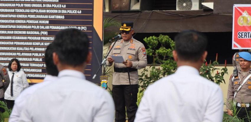 Kapolrestabes Medan Pimpin Sertijab : Mutasi untuk Penyegaran dan Peningkatan Kinerja