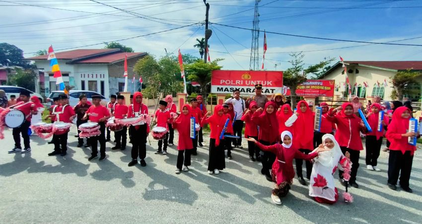 Polri Untuk Masyarakat, Semarak Merah Putih di Serdang Bedagai