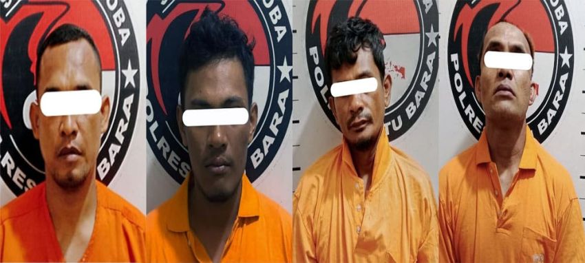 Polres Batu Bara Ringkus Empat Pengedar dan Pengguna Narkoba