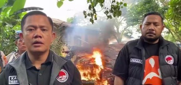Polrestabes Medan Tangkap Bandar Sabu Simalingkar, Barak Narkoba Dibakar