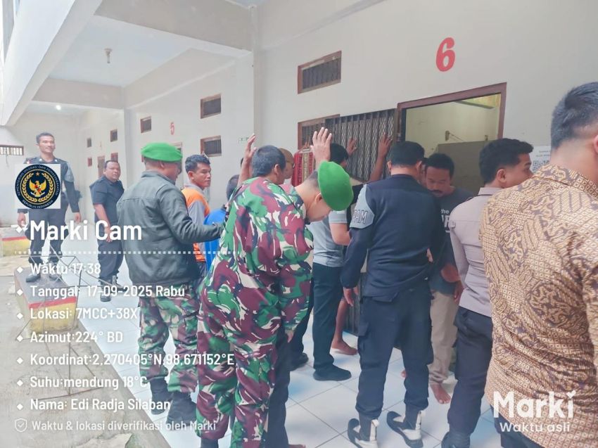 Razia Bersama APH, Rutan Humbahas Komitmen Berantas Halinar