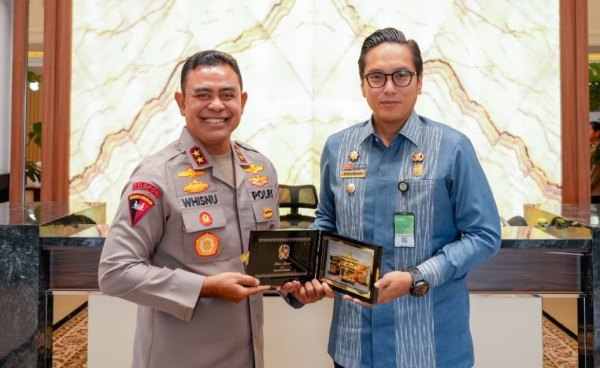 Rico Waas Bahas Kamtibmas di Belawan dan Pungli Parkir Dengan Kapolda Sumut