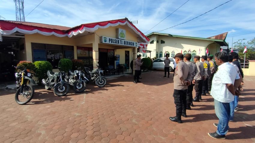 Apel Sinergitas Forkopimcam Tanjung Beringin Jaga Keamanan Wilayah