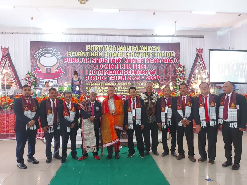 Ini Pesan Anggota DPR RI Maruli Siahaan Saat  Hadiri Pelantikan Pengurus Situmeang Jamita Mangaraja & Boru dan Bere Kota Medan