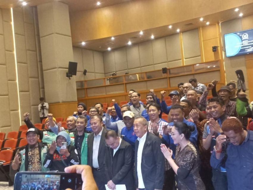 Serikat Pekerja Angkutan Transportasi Online Diterima Pimpinan DPR RI