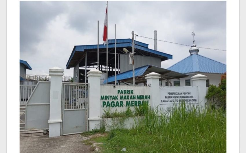 Pertama di Indonesia, Pabrik Minyak Makan Merah di Deli Serdang Diduga  Mangkrak