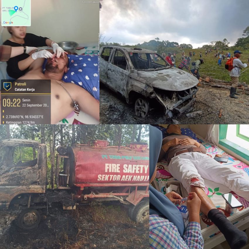 Aksi Anarkis Sekelompok Massa Kembali Ganggu Operasional TPL