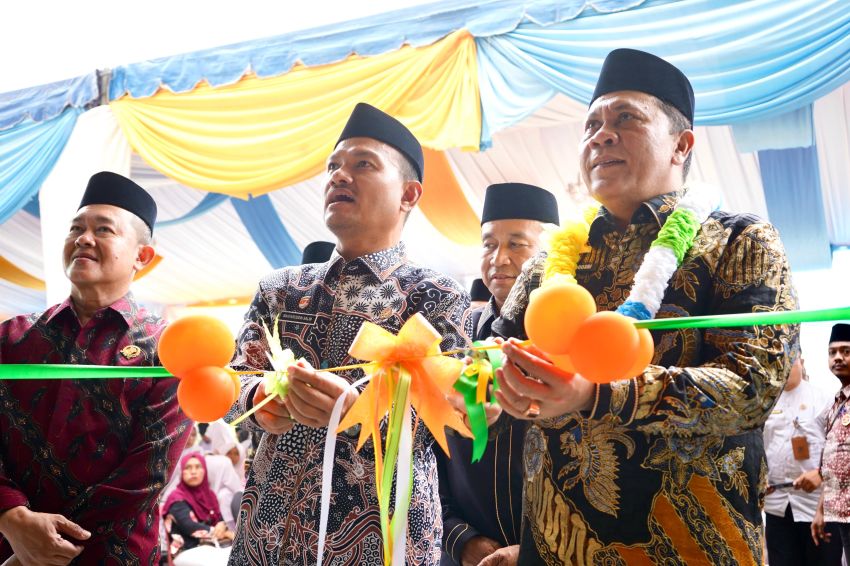 Kakanwil Kemenagsu Resmikan Gedung MTsN 2 Tanjungbalai