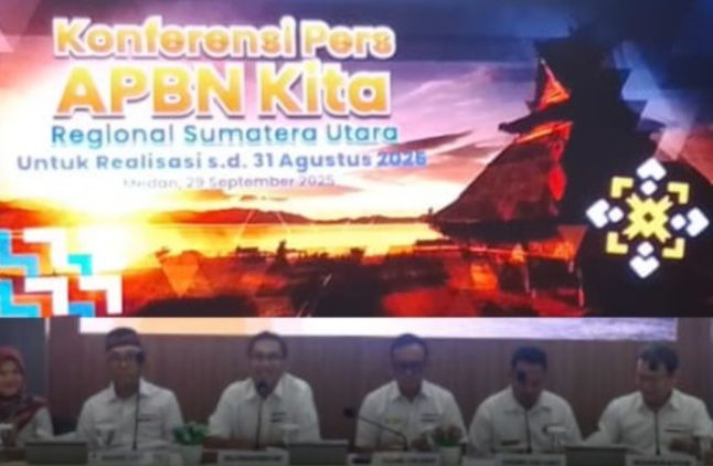 Realisasi Belanja Pemerintah Pusat di Sumut Capai Rp10,95 Triliun