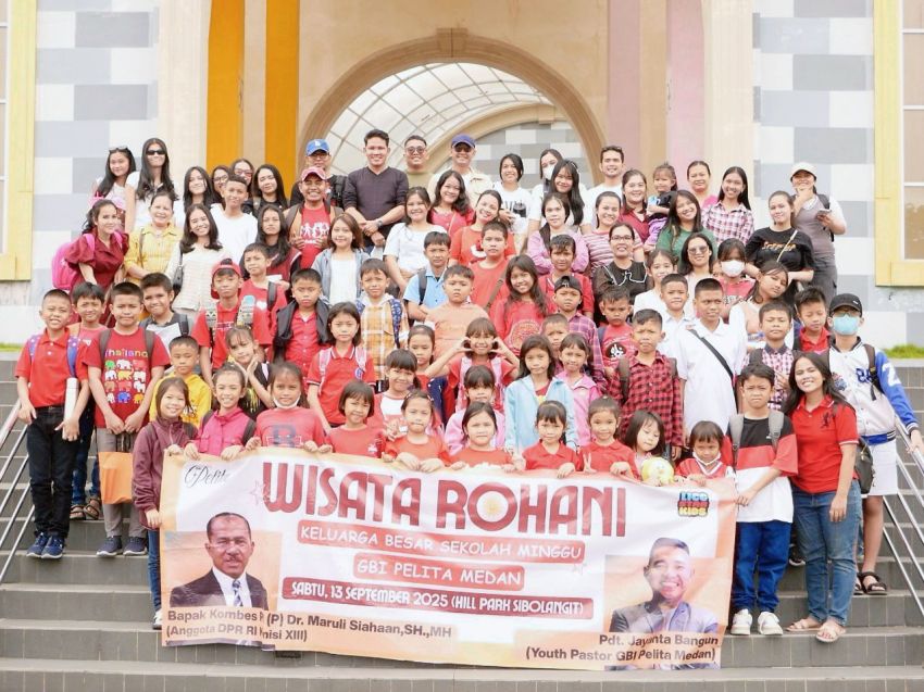 Anggota DPR RI Maruli Siahaan Kembali Berangkatkan Anak Sekolah Minggu Wisata Rohani ke Hill Park Sibolangit