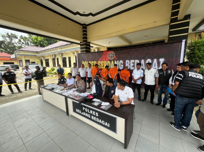 Terlibat penganiayaan Pendeta, Terduga BD Besar Narkoba Sergai Nakok Sitanggang Cs Ditangkap