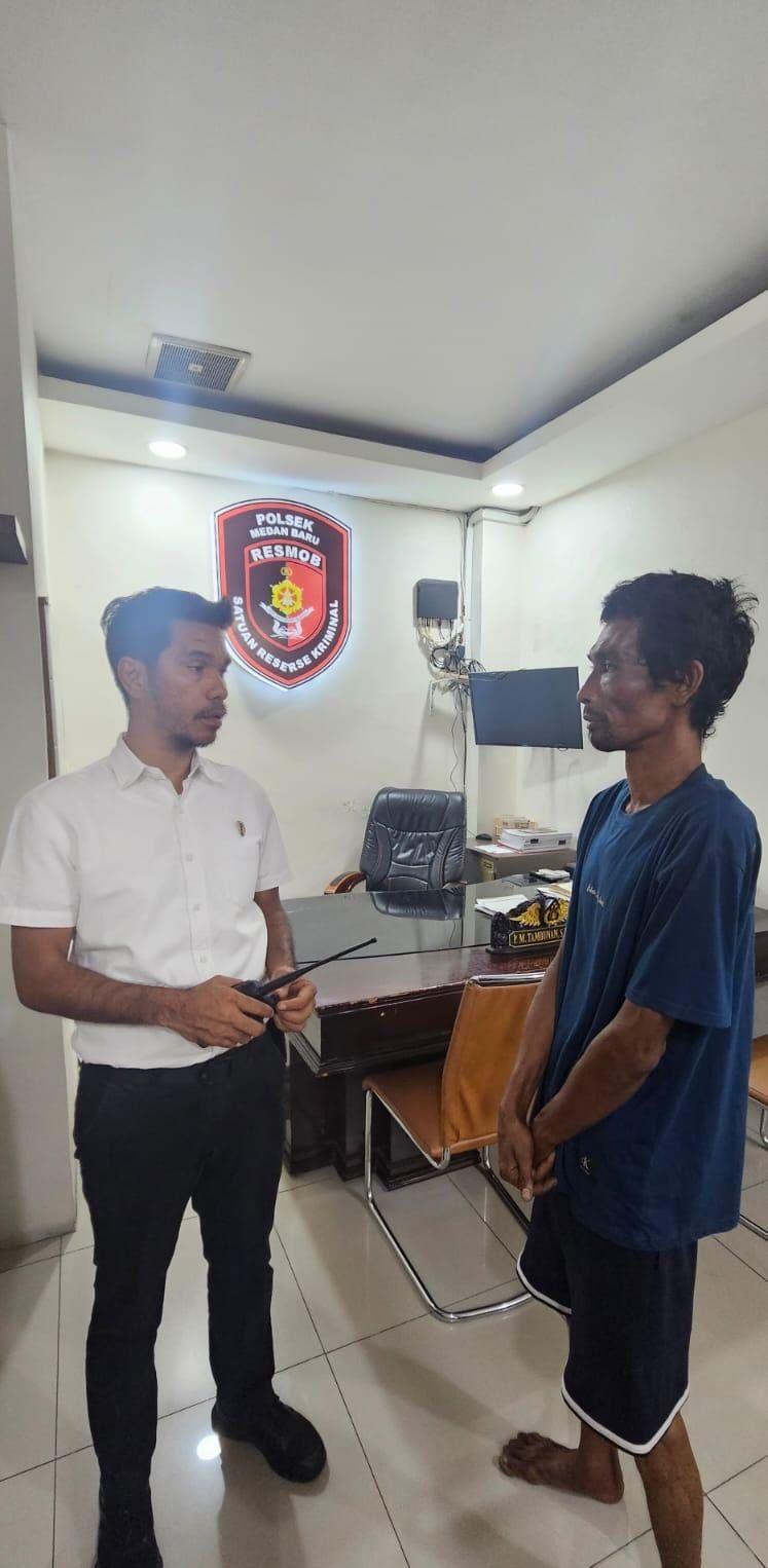 Modus Beli Tiket Wahana Dengan Uang Palsu, Pria Ini Ditangkap Polsek Medan Baru