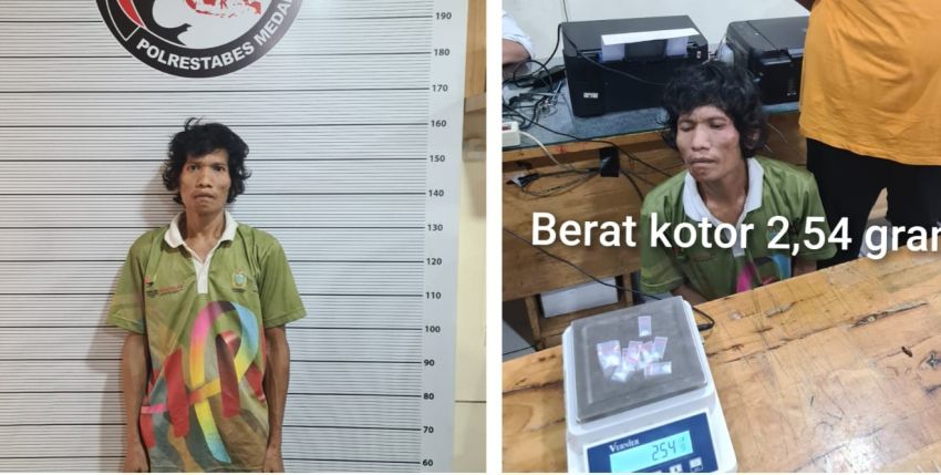 Baru 2 Bulan Jualan Sabu, Jetman Hutahean Ditangkap Polrestabes Medan