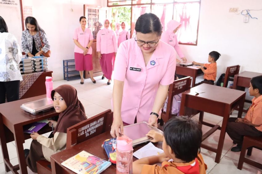 Mantap, Kapolres Labuhanbatu Wujudkan Asta Cita Presiden RI Melalui MBG