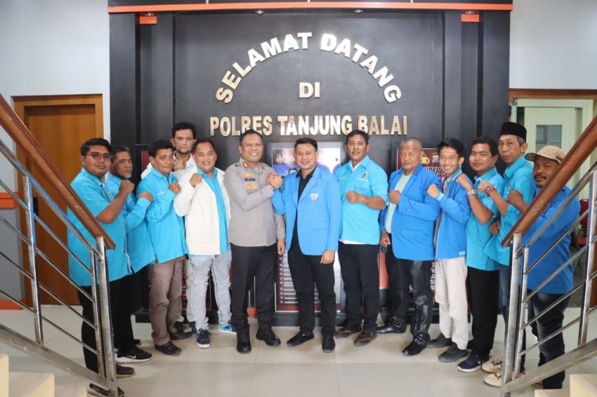Kapolres Tanjungbalai Terima Audiensi KNPI, Siap Dukung Kemajuan Pemuda