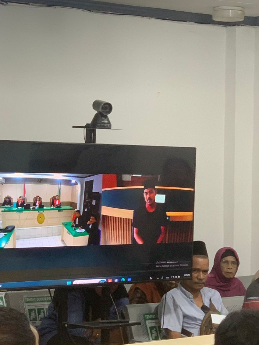 PN Tanjung Balai Gelar Sidang Rahmadi, Kocak Lonso Bantah Kenal Nunung