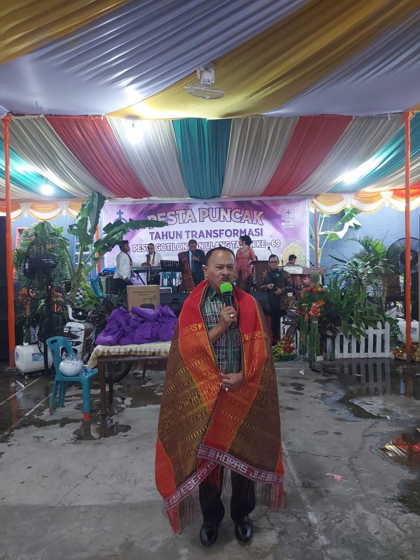 Pesta Pembangunan Gedung Sekolah Minggu HKBP AGAVE Ressort Marindal Meriah Dihadiri Anggota DPR RI Maruli Siahaan
