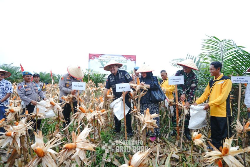 Bupati Batu Bara Bersama Kapolres Serta Forkopimda Ikuti Zoom Meeting Kapolri Dukung Swasembada Pangan 2026, Panen Raya Jagung Serentak Kuartal III