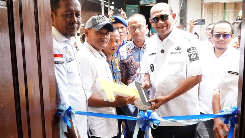 Targetkan 1.000 Rumah Tiap Tahun : Syah Afandin Luncurkan 51 RTLH Gebang