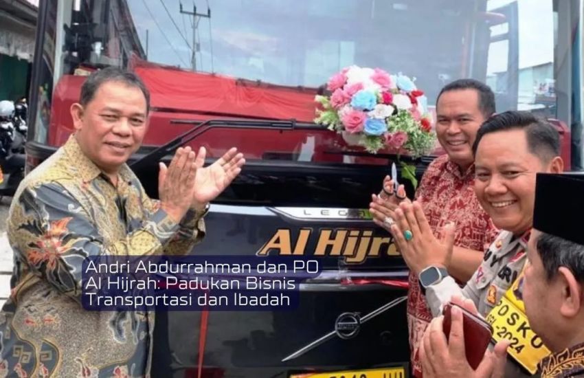 Peduli Kampung Halaman Pariaman, Haji Andri Ganti Plat  Bus Al Hijrah Seri W