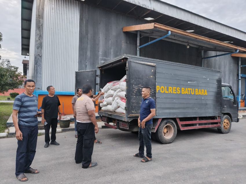 Sampai Akhir September 2025, Polres Batu Bara Distribusikan Jagung 65.026 ke Bulog Asahan