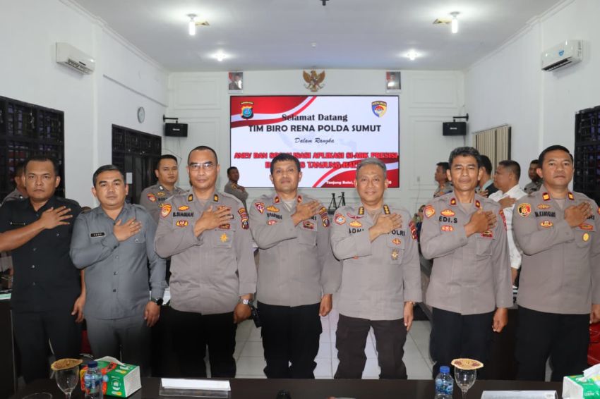 Polda Sumut Sosialisasi Peningkatan Kinerja Menggunakan Aplikasi SI-ABK di Polres Tanjungbalai