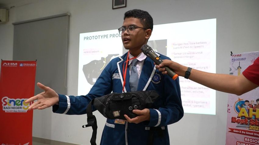 Navicare, Inovasi Pelajar Medan untuk Tunanetra dan Lansia Juara AHM Best Student 2025 Sumut
