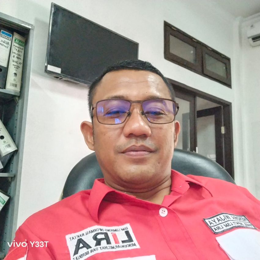 June Eddy Purba Bukan Anggota/ Pengurus Lumbung Informasi Rakyat (LIRA) Deliserdang. Ini kata Hendra Wijaya
