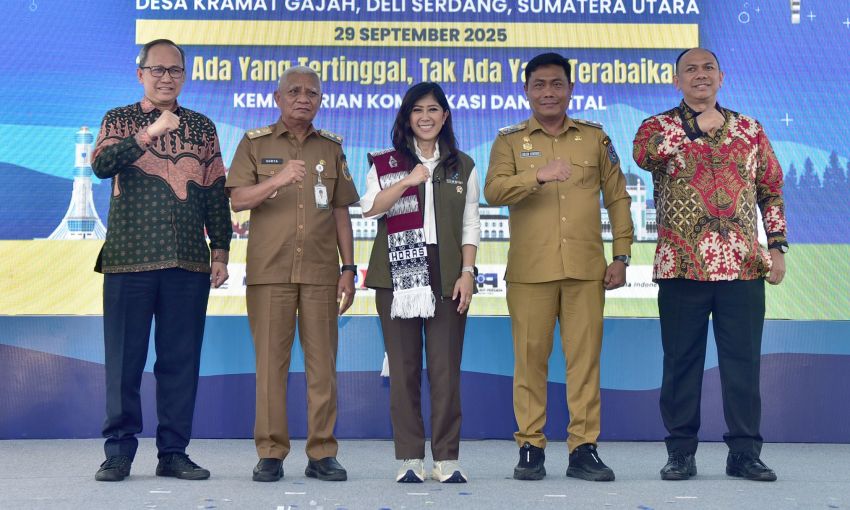 Menteri Komdigi Resmikan Ribuan Kampung Internet, Wagub Sebut Sesuai Program PHTC Provinsi Sumut