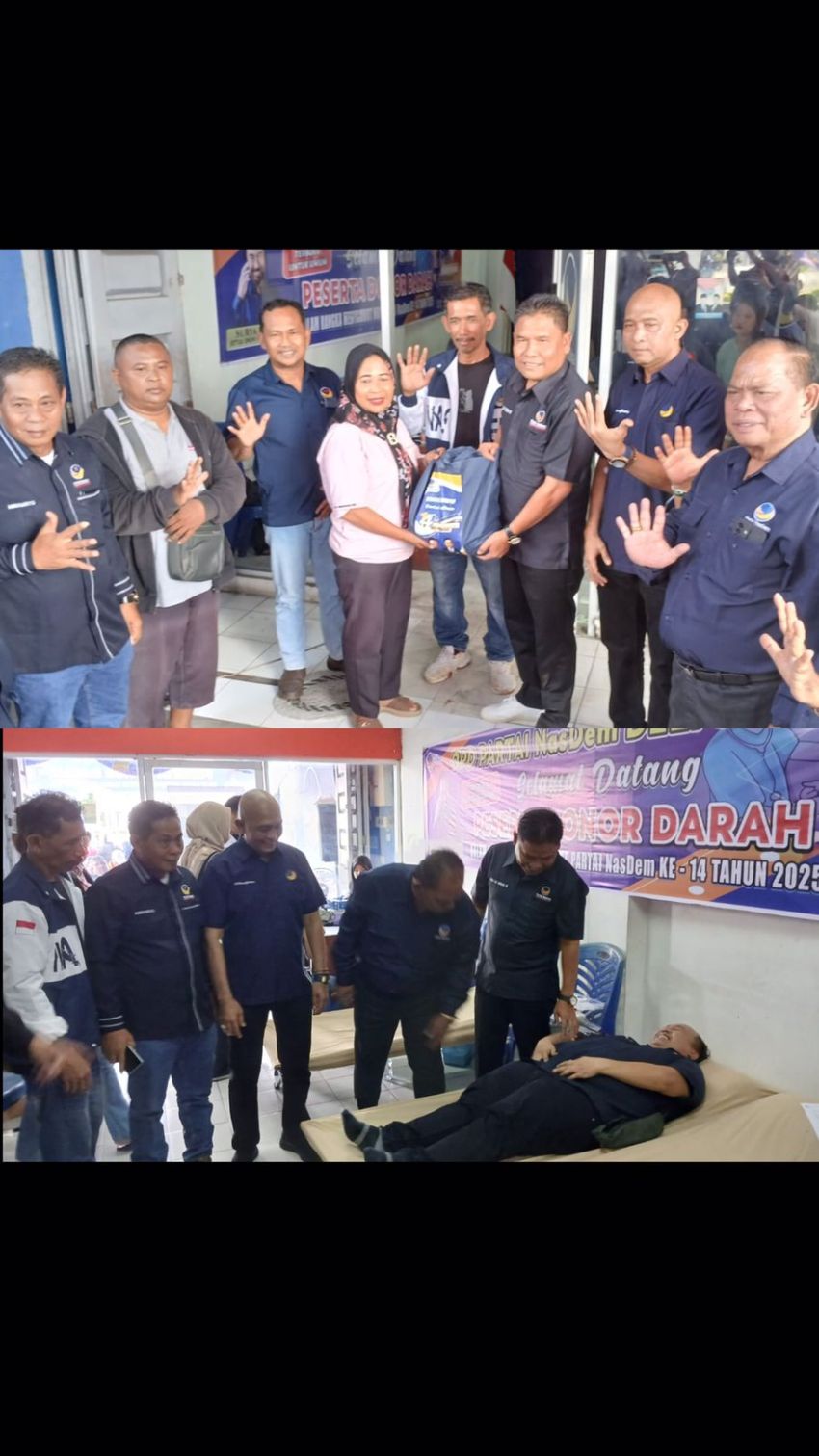 Gelar Donor Darah Sambut HUT Ke-14, Partai NasDem Deli Serdang Kumpulkan Ratusan Kantong Darah