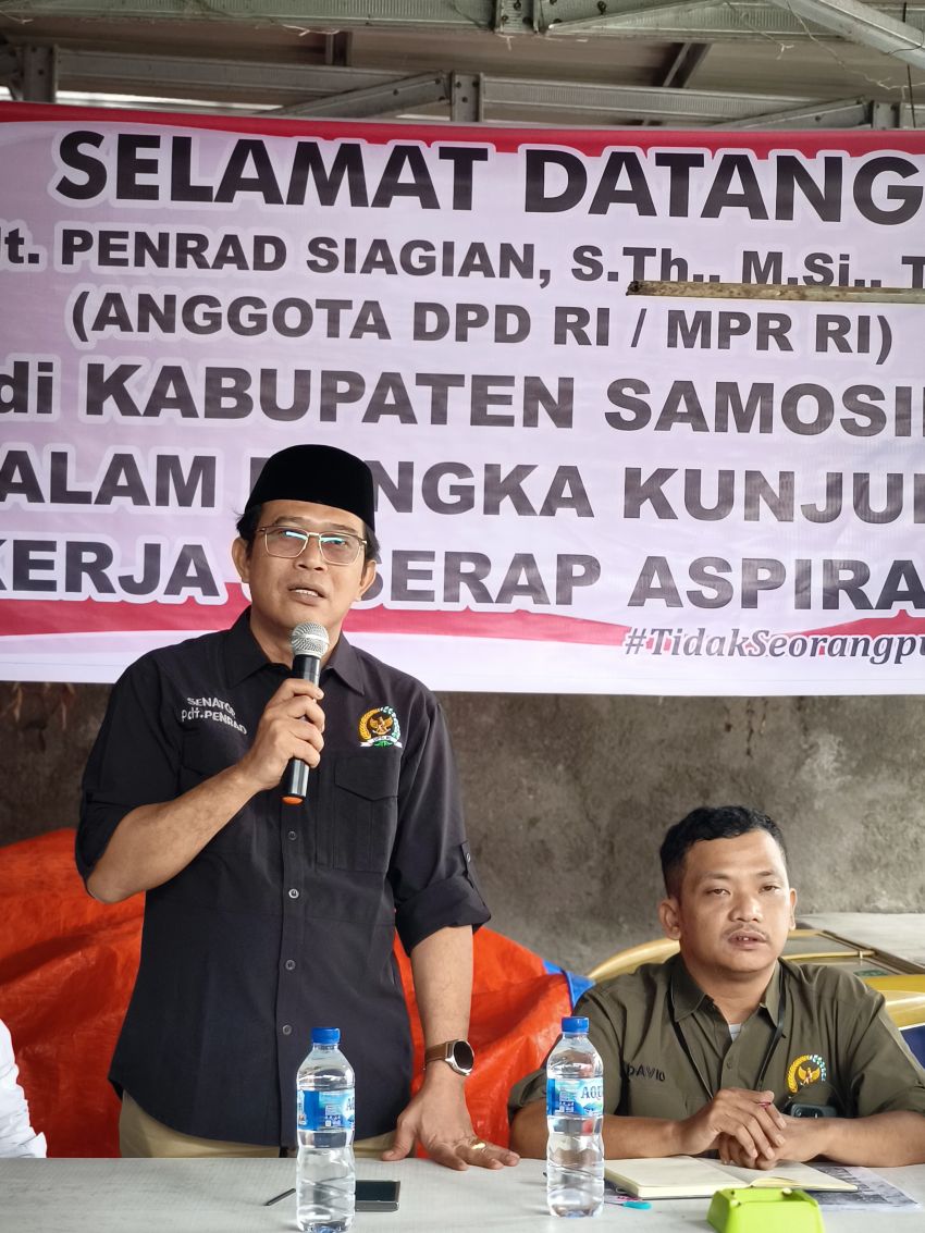 Senator Penrad Siagian: Tanah Gemeente Harus Dikembalikan ke Rakyat Samosir