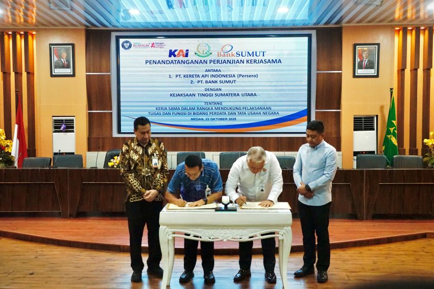 Bank Sumut MoU Kejatisu, Perkuat Tata Kelola dan Mitigasi Risiko Hukum