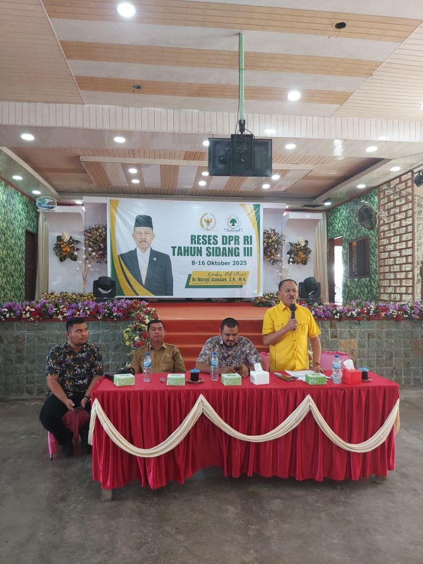 Anggota DPR RI Maruli Siahaan Reses di Kab Sergai, Serap Berbagai Aspirasi Masyarakat