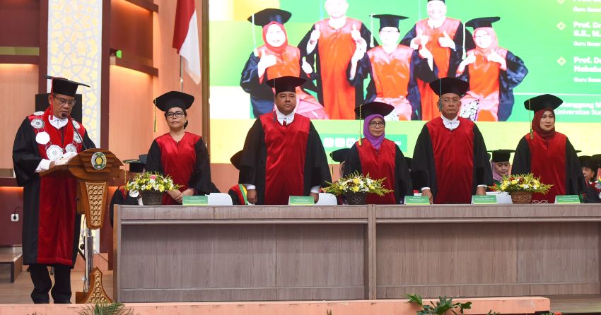 USU Miliki 228 Guru Besar Prof Muryanto Amin : Jadilah Simbol Perubahan Nyata di Tengah Masyarakat