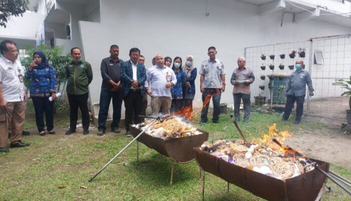 BBPOM Medan Musnahkan Ratusan Produk Ilegal Senilai Rp 463 Juta