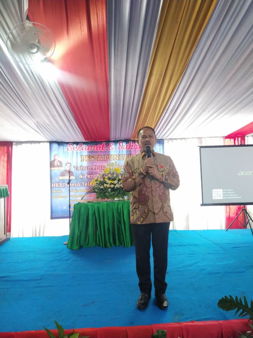 Dihadiri Anggota DPR RI Maruli Siahaan, Pesta Puncak Tahun Transformasi dan Penggalangan Dana HKBP Desa Teladan Meriah
