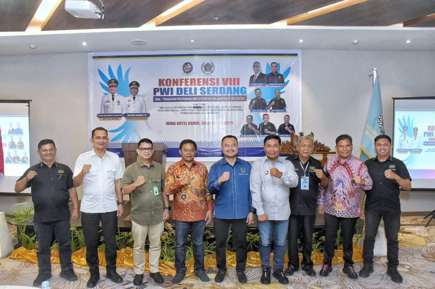 Duet Lisbon-Limbong Kembali Pimpin PWI Deli Serdang, Farianda: Pengurus Harus Kompak