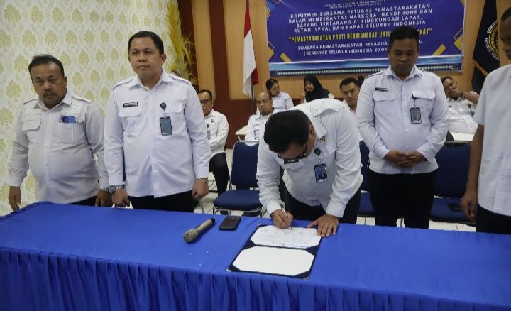 Lapas Pancur Batu Ikuti Komitmen Bersama Jajaran Pemasyarakatan