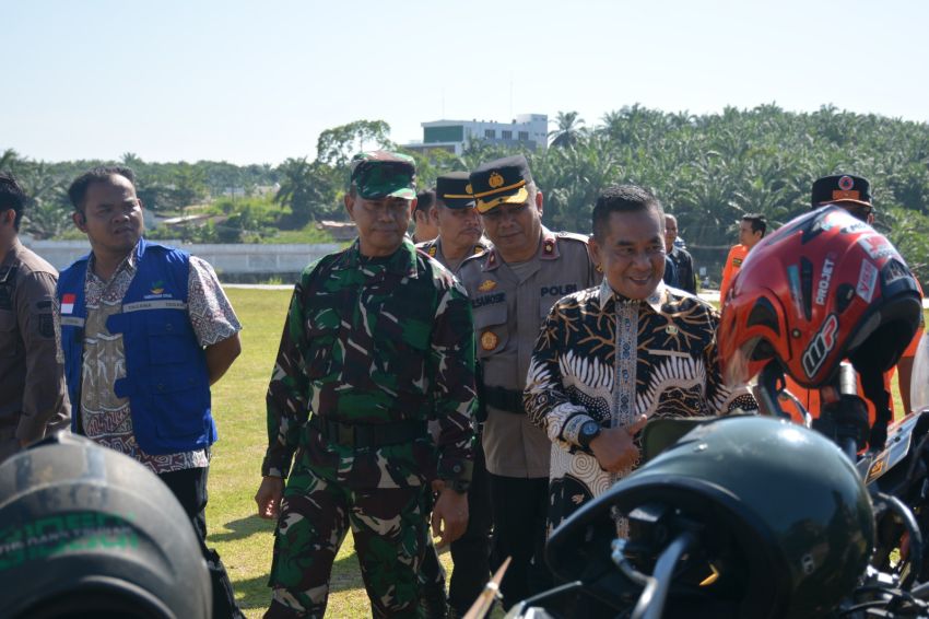 Polres Labusel Gelar Apel Kesiapsiagaan Hadapi Bencana