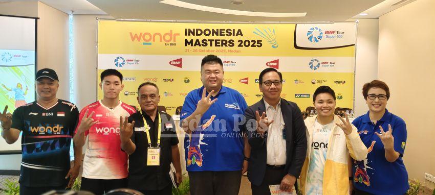 232 Atlet dari 15 Negara Siap Bertarung do Wondr By BNI Indonesia Master 2025