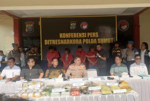 Polda Sumut Temukan Barak dan Kios-Kios Narkoba di Labuhan Batu dan Labusel, Sita 43 Kg Sabu dan 1.190 Butir Ekstasi