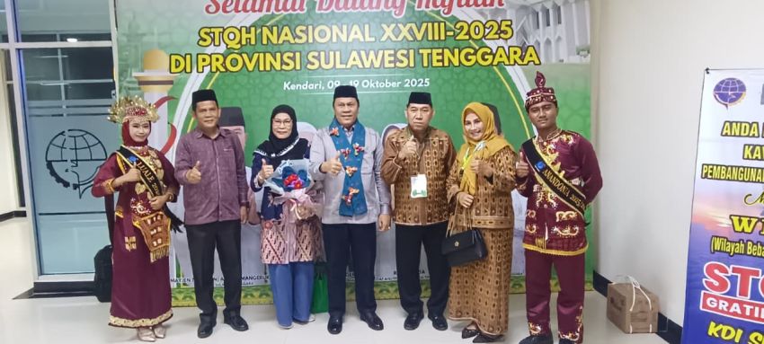 Kakanwil Kemenagsu Hadiri Pembukaan STQH Nasional XXVIII 2025 di Sultra