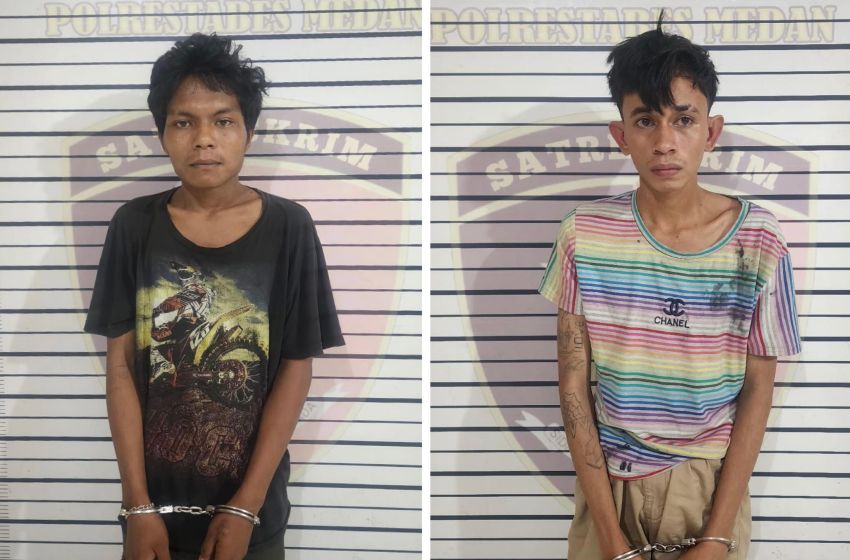 Tampang 2 Pengamen Ditangkap Usai Curi iPhone 13 Promax di Kedai Aceh